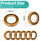 42mm Extra Large Plastic Eyelets - (Pack of 10)